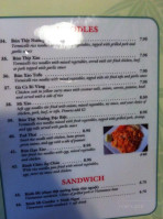 Pho 108 menu