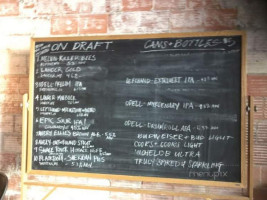 Frontier Brewing And Taproom menu