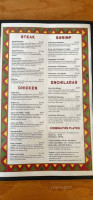 Buenas Vibras Mexican menu