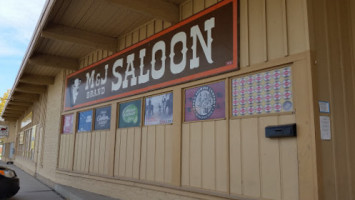 M J Brand Saloon outside