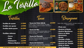 La Tortilla Taco Truck food