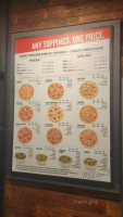 Primavera Pizza Kitchen menu