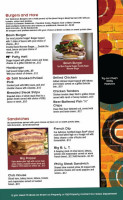 The Hangar Grill menu