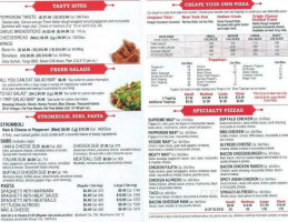 Pizza Inn menu
