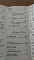 La Casita menu