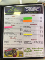 Cherry Cafe menu