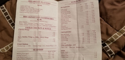 Montello Deli menu