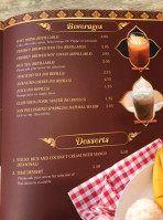 Mhai Thai menu