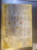 Golden Dragon menu