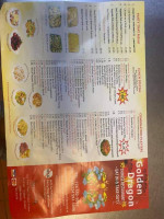 Golden Dragon menu