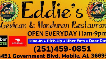 Eddies Mexican And Honduran Food food