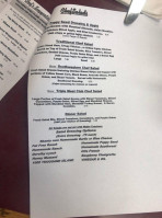 Skaets Steak Shop menu