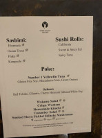 Seafood Dining At Deer Valley Resort menu
