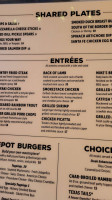 Depot Grill menu
