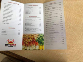 Bay Crab House menu