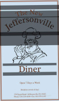 New Jeffersonville Diner menu