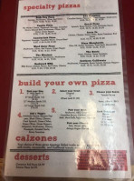 Park City Pizza Company menu
