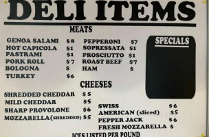 Limeport Deli And Cafe menu