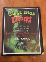Little Shop Of Burgers menu
