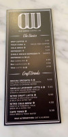 Old World Coffee Lab menu