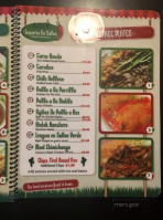 Taqueria La Salsa menu