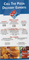 Domino's Pizza menu