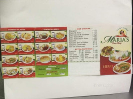 Maria's Taco Shop menu