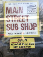 Main Street Sub Shop outside