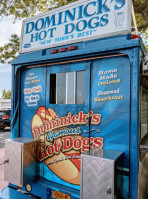 Dominick's Hot Dog Truck outside