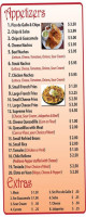El Burrito Express,inc. menu
