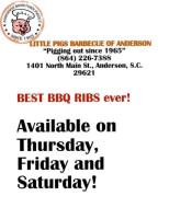 Little Pigs Barbecue-anderson food