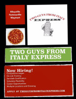 Two Guys From Italy Express Of Factoryville food