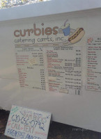 Curbies menu