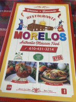 Morelos menu