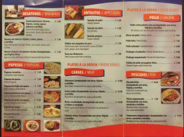 Pupuseria La Union menu