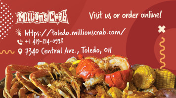 Million's Crab Boiled Seafood Toledo food