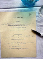 Andiario menu
