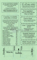 Goodfellas menu