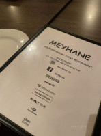 MEYHANE menu