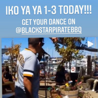 Black Star Pirate Bbq food