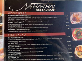 Naha Thai menu
