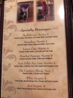 Huckleberry's Fulton Steamboat Inn menu