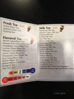 Ding Tea menu