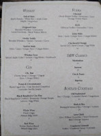 Stoll And Wolfe Distillery menu
