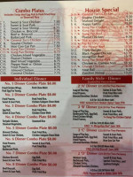 Panda Chinese Food menu