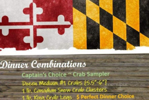 Chesapeake Crab Connection Co menu