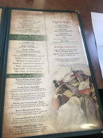 Ida's Cafe menu
