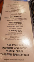 Green Mill Restaurant Bar menu