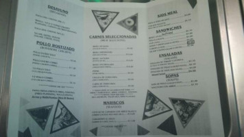 El Triangulo Latino menu