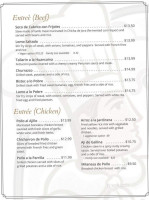 La Costena Authentic Peruvian Cuisine menu